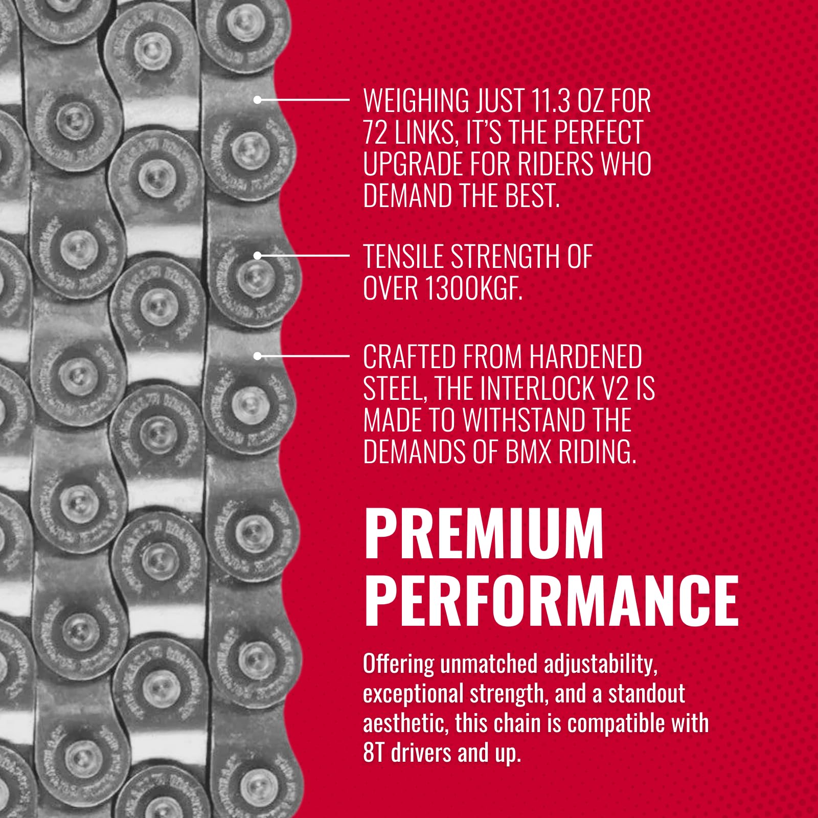 シャドウロック INTERLOCK CHAIN V2 1/8″ - モトクロスインターナショナル