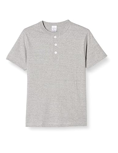[ユナイテッドアスレ] 5.6オンス ヘンリーネック Tシャツ 500401 006 ミックスグレー L