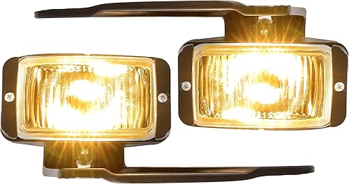 KUAFU Par de luces antiniebla compatibles con Buick Chevy Chevrolet GMC Oldsmobile Pontiac 1982-2000 de repuesto para 16524927 16524928 GM2592106