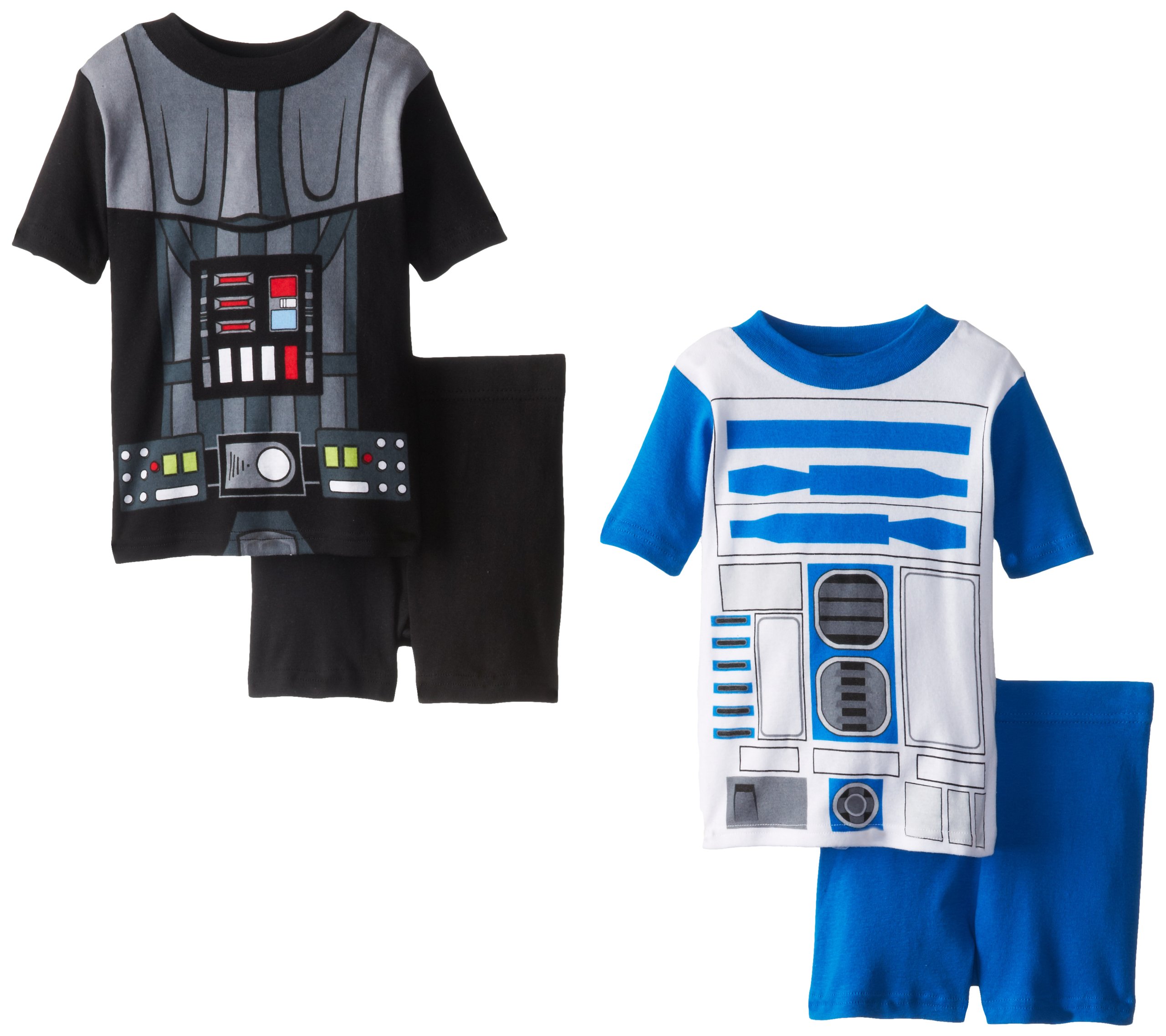 AME Sleepwear Little Boys' Star Wars 4 Piece Sleep Set