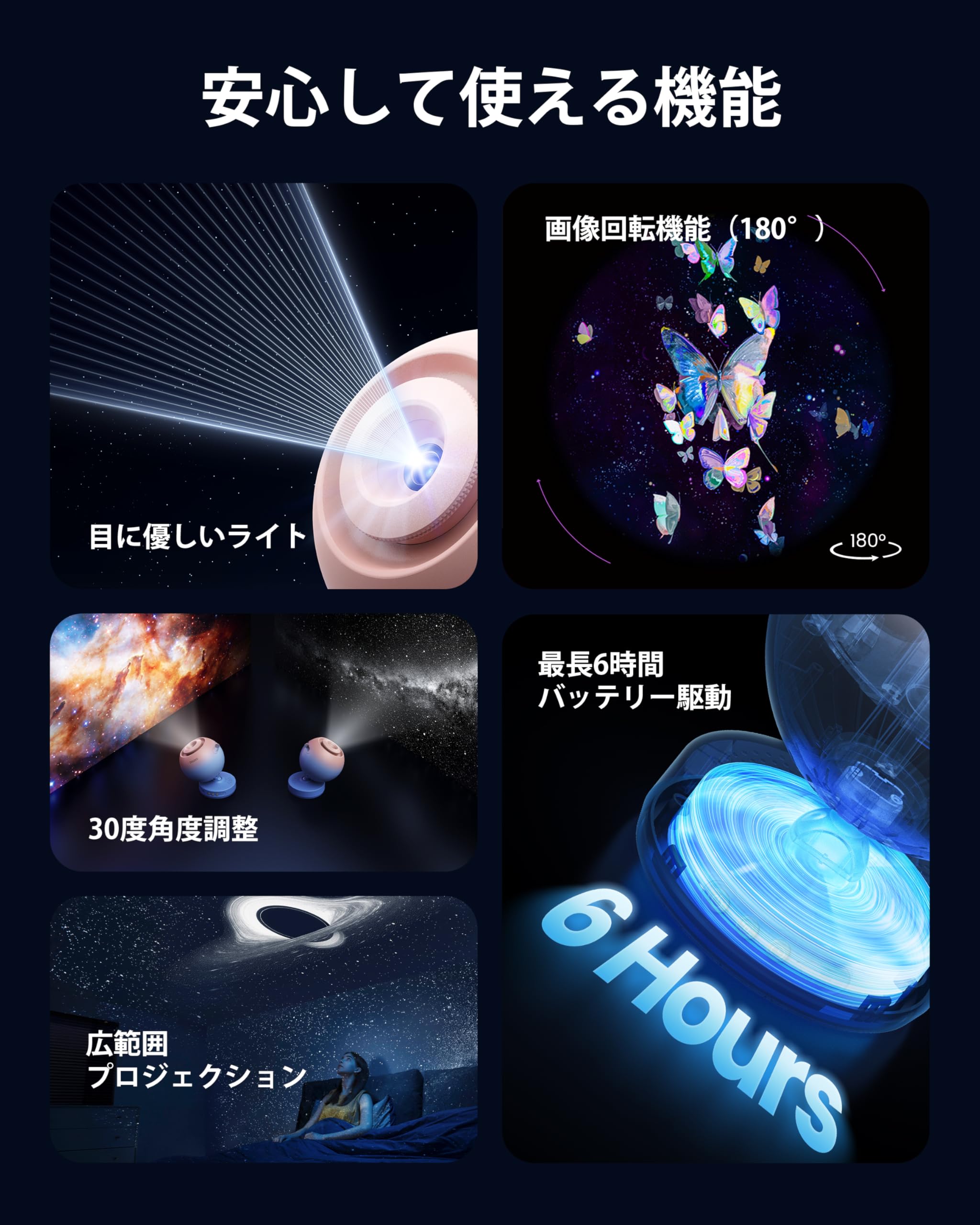 Amazon.co.jp: POCOCO Home Planetarium Star Projector Light