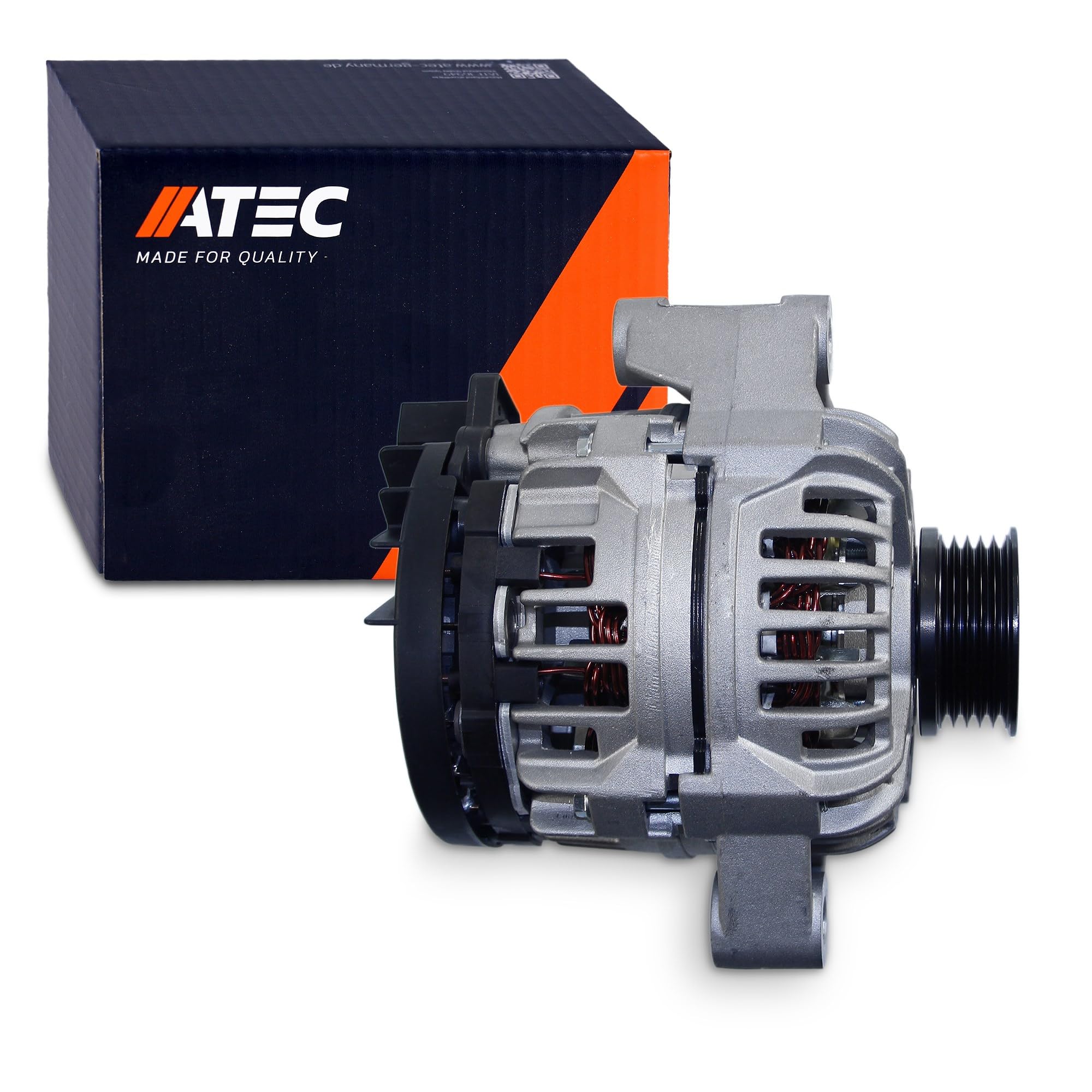 ATEC GERMANY 1x Lichtmaschine 14V 85A Kompatibel mit SMART CABRIO (450), CITY-COUPE (450), FORTWO Cabrio (450), FORTWO Coupe (450)