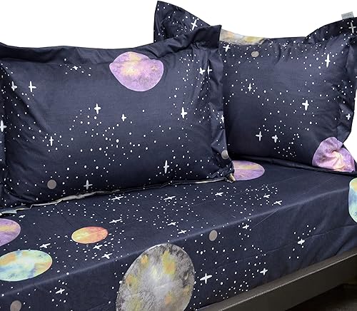 Miniatura 9 de Essina Juego de funda de edredón Queen  Funda nórdica de microfibra de 3 piezas con 2 fundas de almohada  Funda nórdica resistente a las arrugas