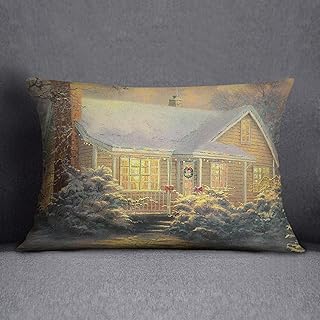 Bonamaison Housses de Coussin, Polyester, Multicolore, 35X50 Cm