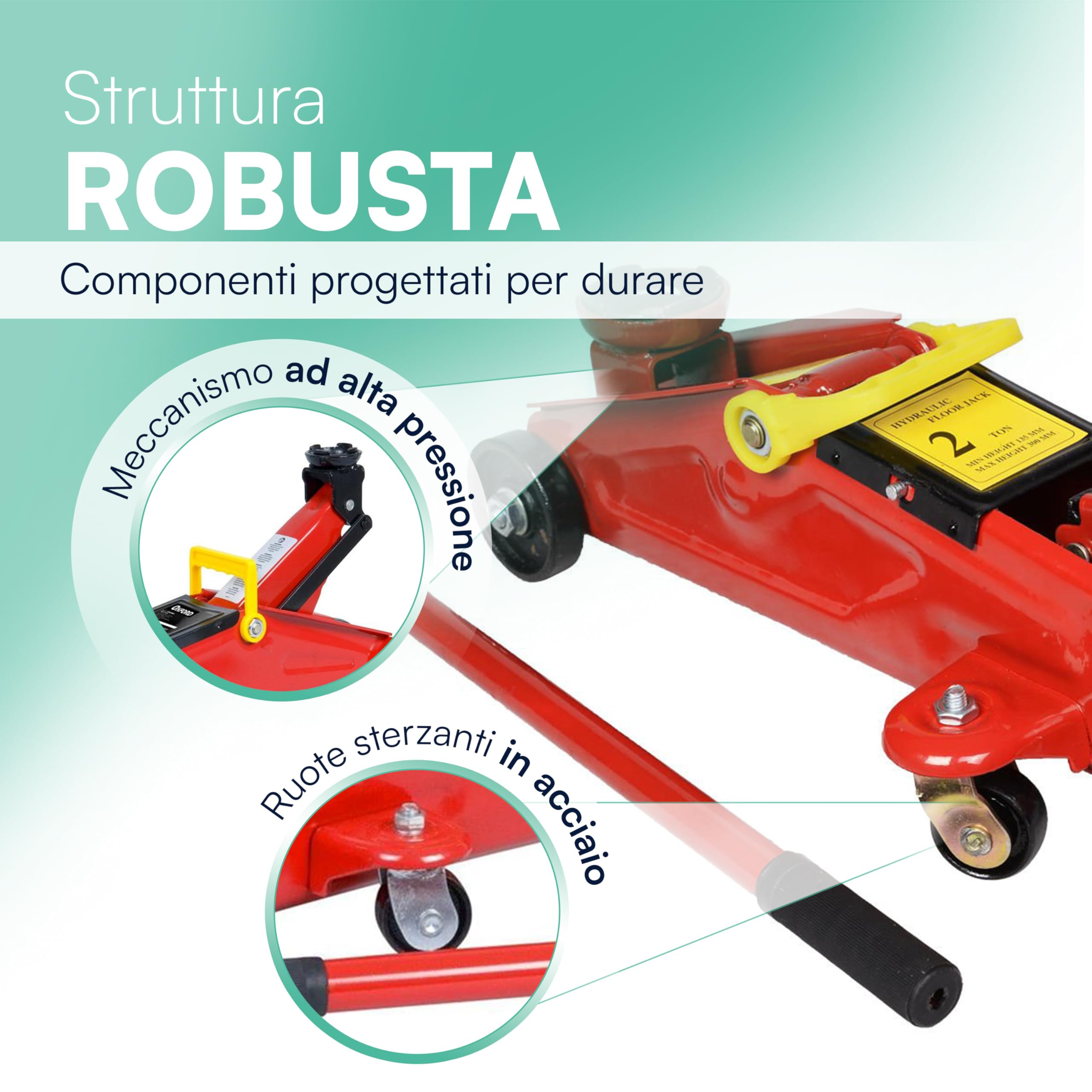 TEMPO DI SALDI Podnośnik hydrauliczny mechaniczny podnośnik samochodowy 2 tony podnośnik samochodowy