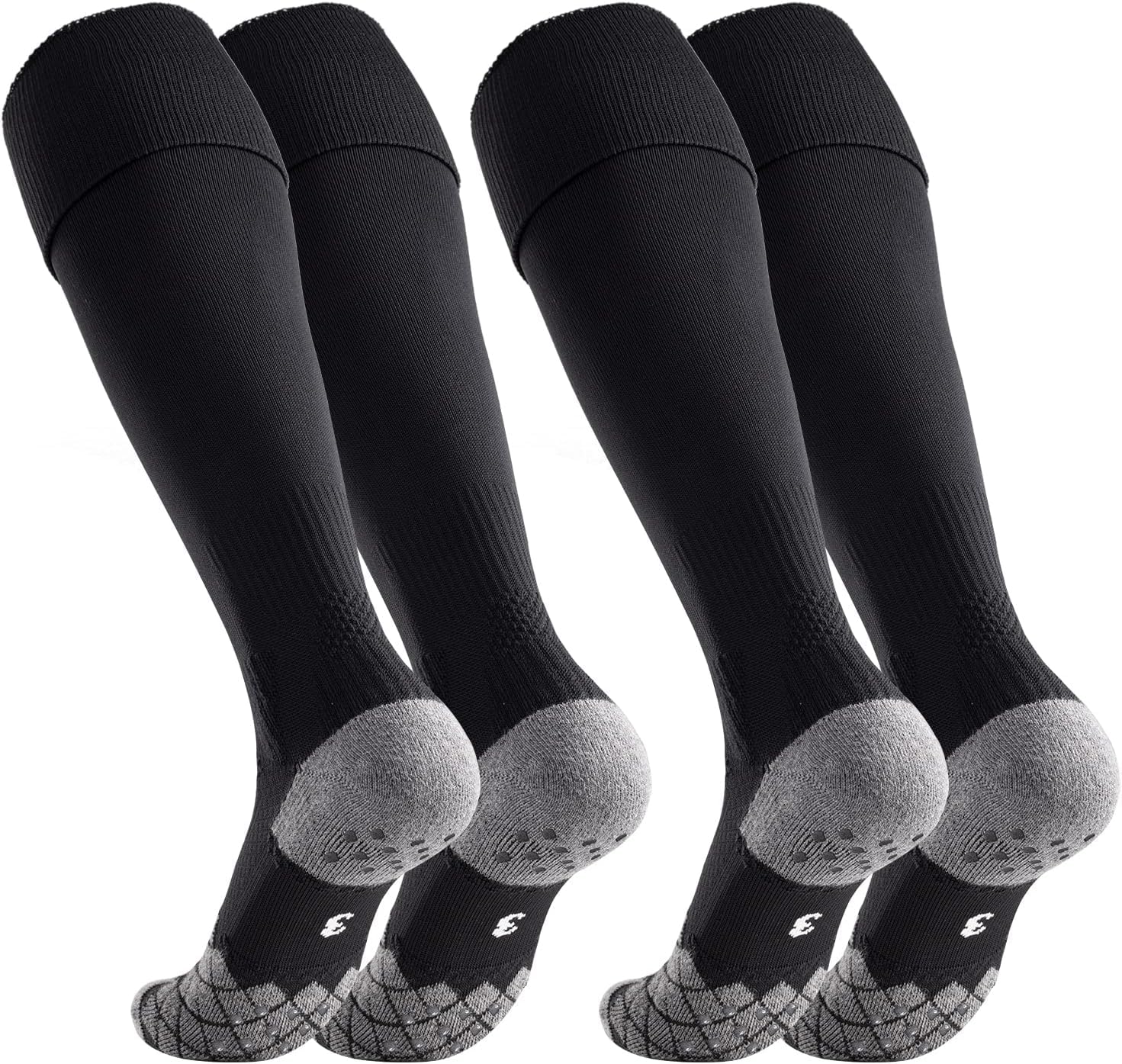 Northdeer Fußballsocken Kinder Herren Stutzen 2 Paar - Fußballstutzen Stutzenstrumpf EU 27-46 – Sportsocken Trainingssocke Sockenstutzen - für Fußball, Laufen, Training
