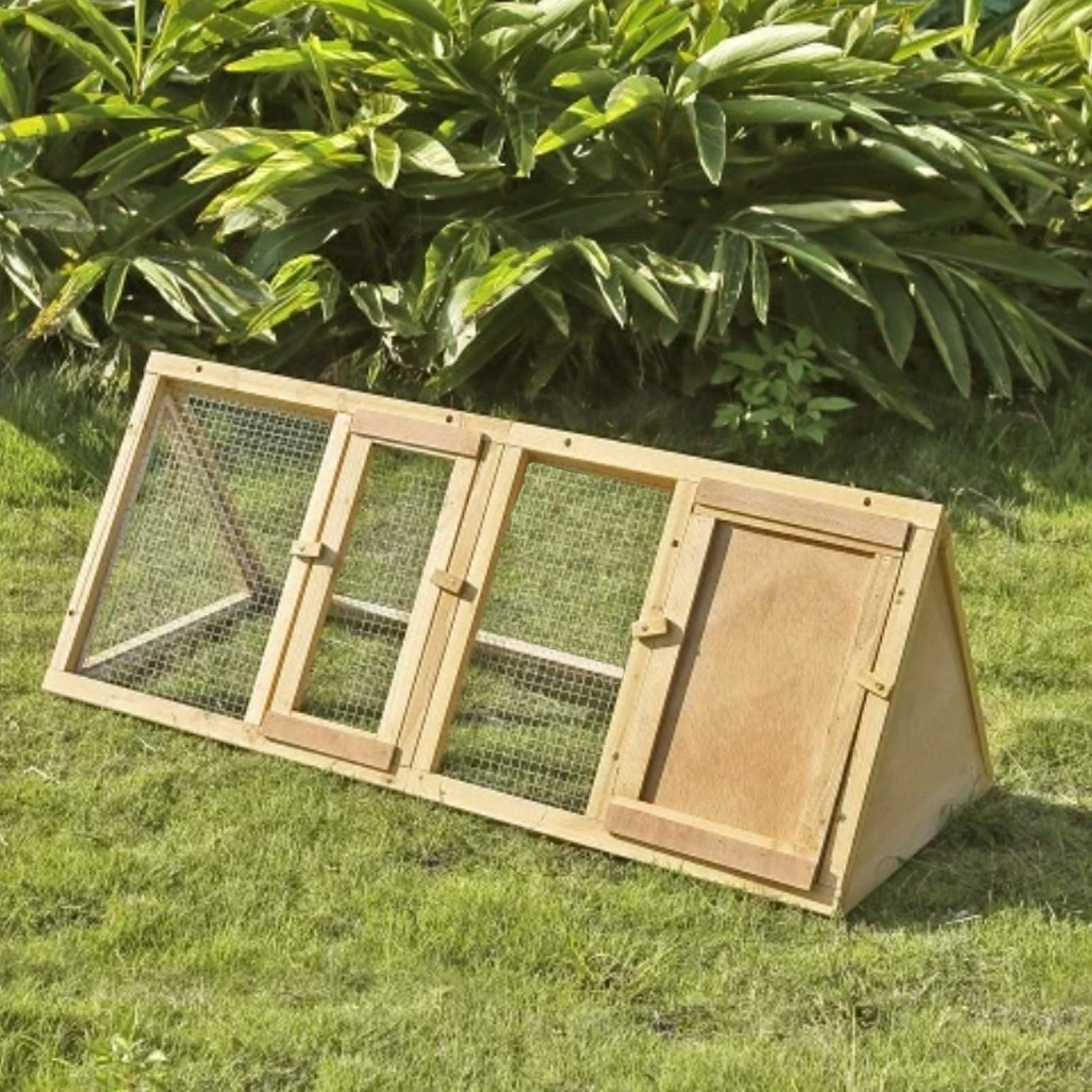 Buy garden mile® Large Wooden Rabbit Hutch Indoors Guinea Pig Run