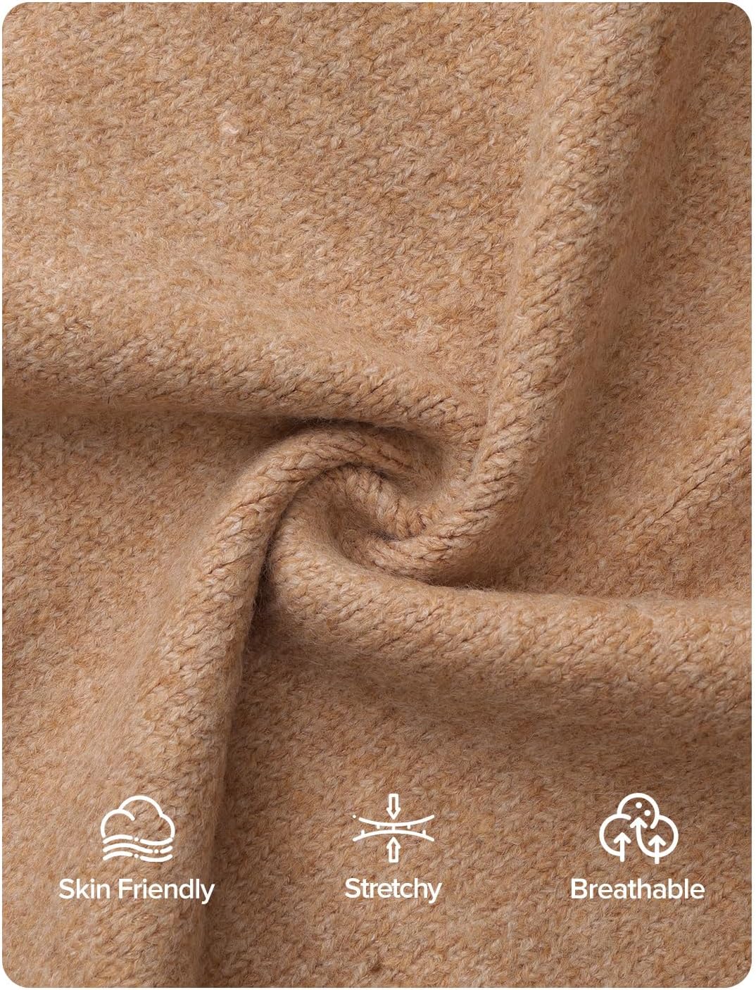 ZESICA Womens 2026 Spring Floral Cardigan Sweaters Casual Long Sleeve Open Front Button Down V Neck Knit Sweater - Image 7