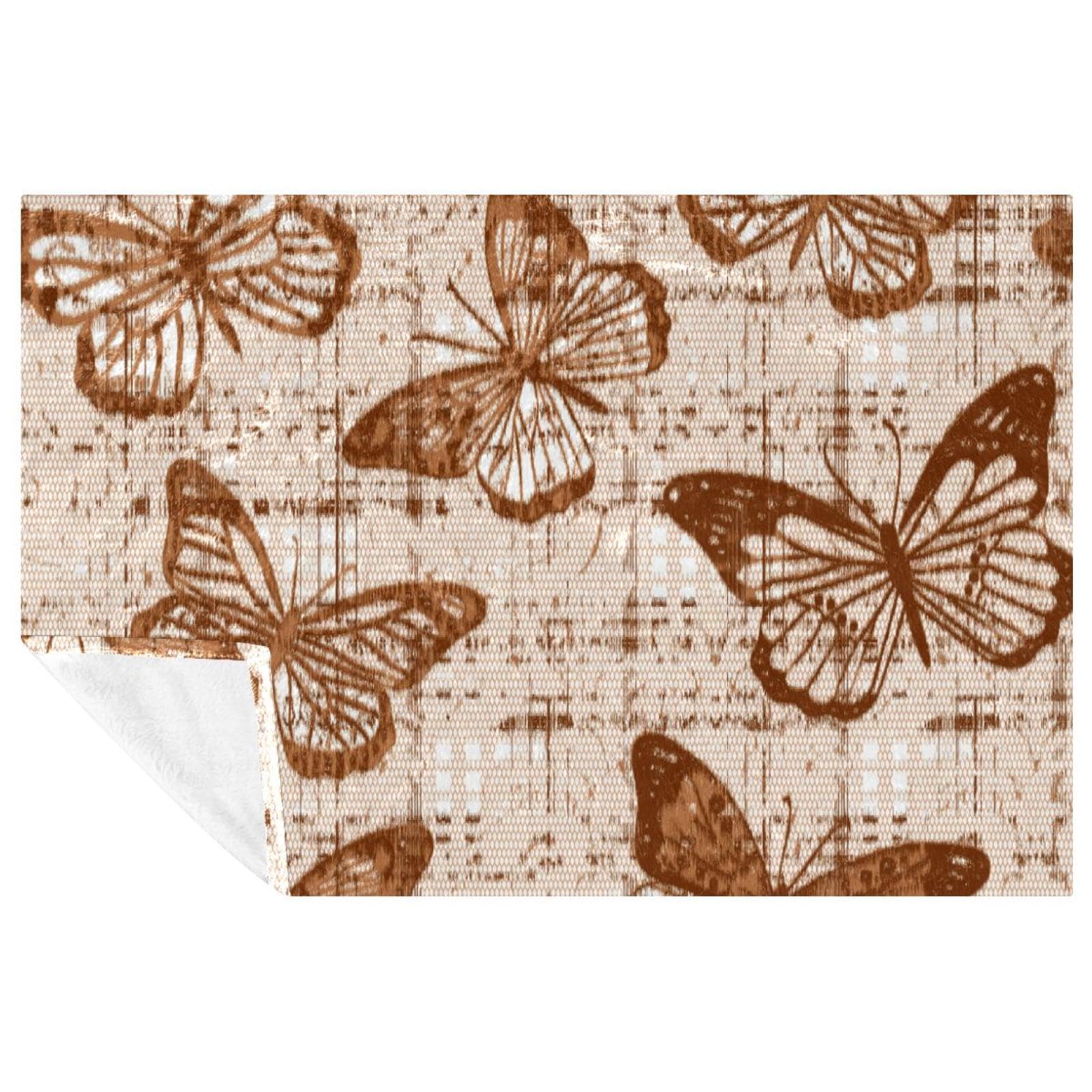 Couverture plaid chaude et douce style écossais vintage 150x100 multi-usage