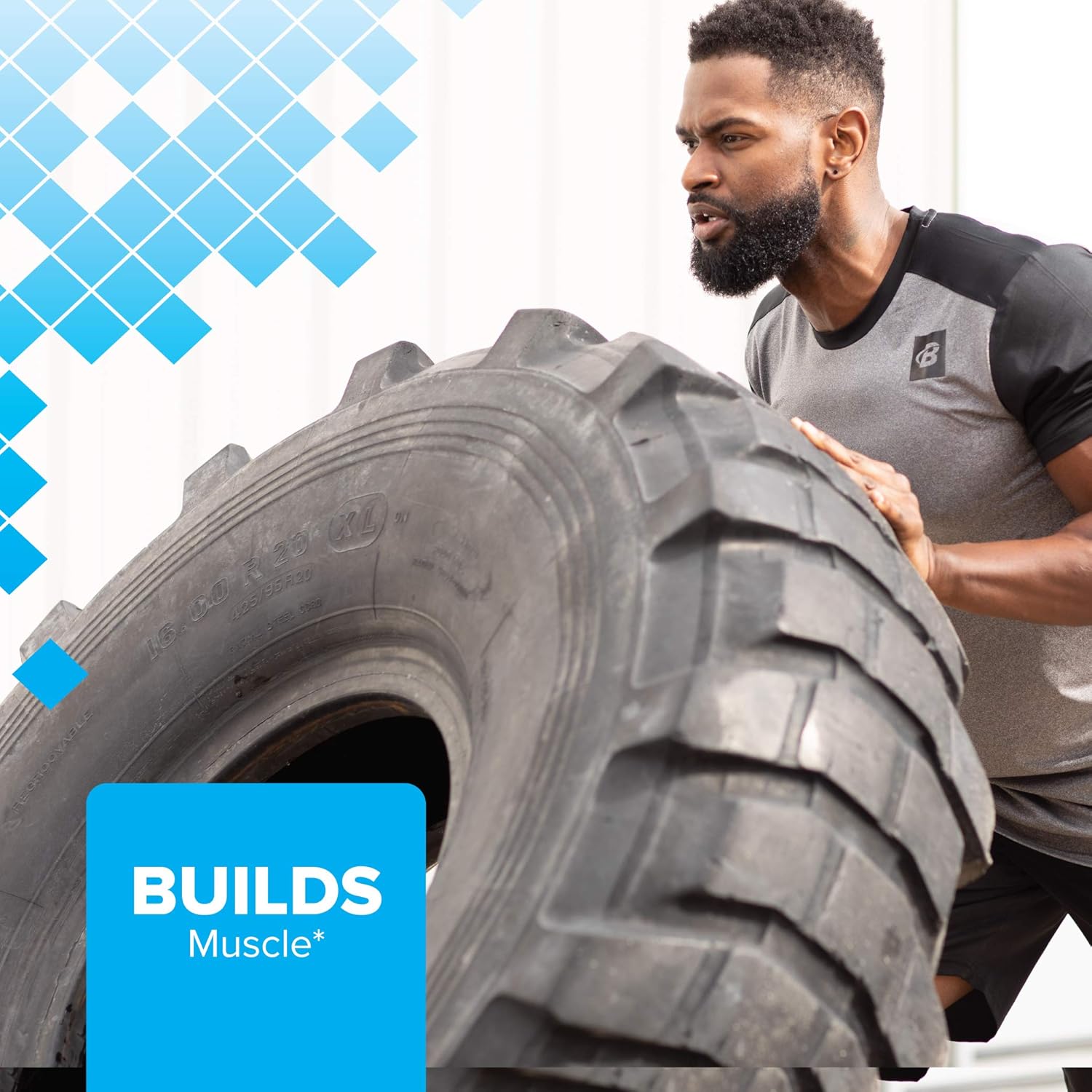 Chocolate Bodybuilding Whey Protein Powder 25g Protein per Serving, 2 lbs in Nepal at NPR 5615