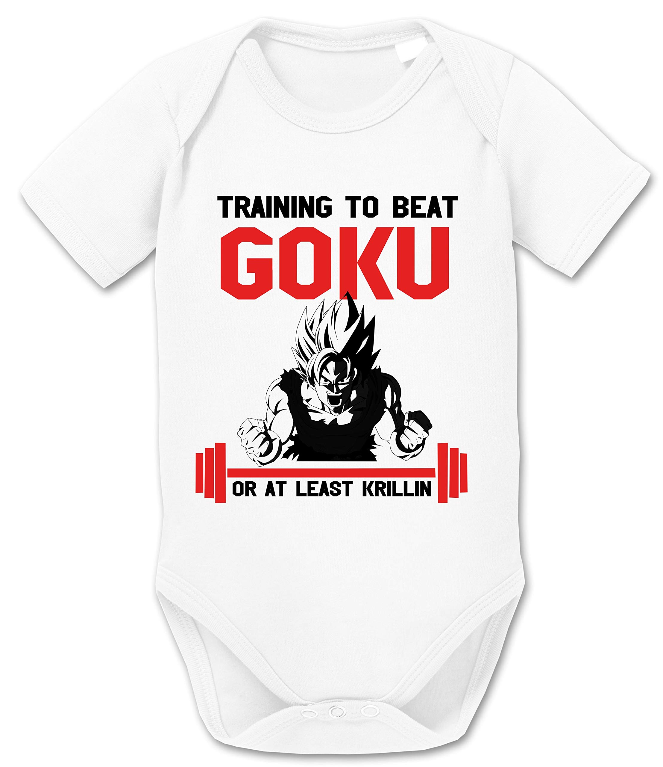 TKR Goku Baby Body Dragon de algodón orgánico Ball Son Proverbs Romper para niños y niñas de 0-12