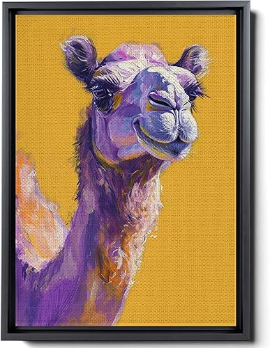 Camel Art Print Camel Wall Art Camel in the Desert Print Domesticated Animal Wall Art camel in desert, Framed Abstract Art, Home Decor, Decor Canvas