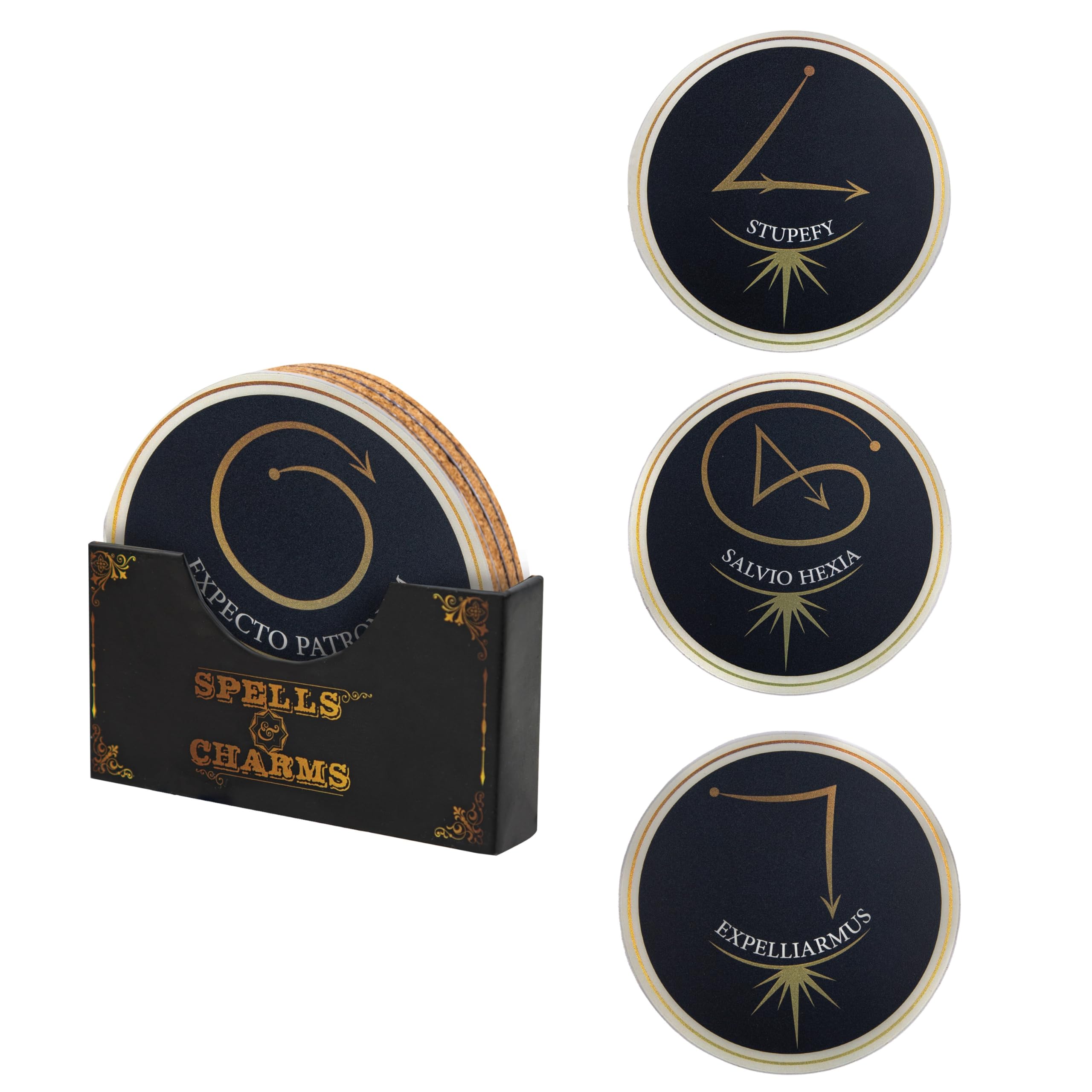 Cinereplicas Spell & Charm Harry Potter Coaster Set 4-Piece