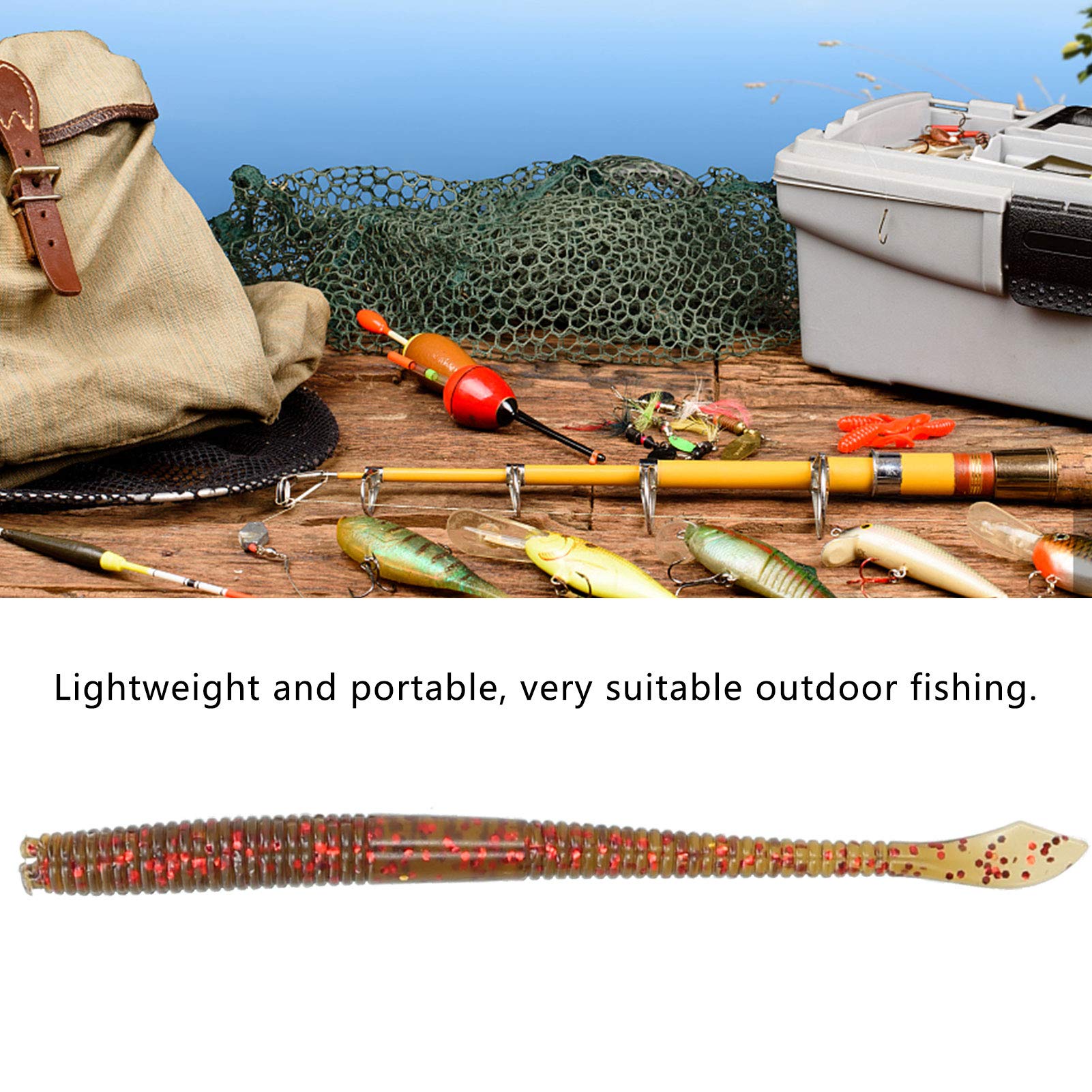 Esca Artificiale Da 10g/20g/30g Per Pesca In Mare – Verme Sabbia Pratico E Pulito