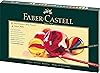 Faber-Castell 210051 – Polychromos Mixed Media Gift Set 20 Pencils with Accessories Multi-Coloured