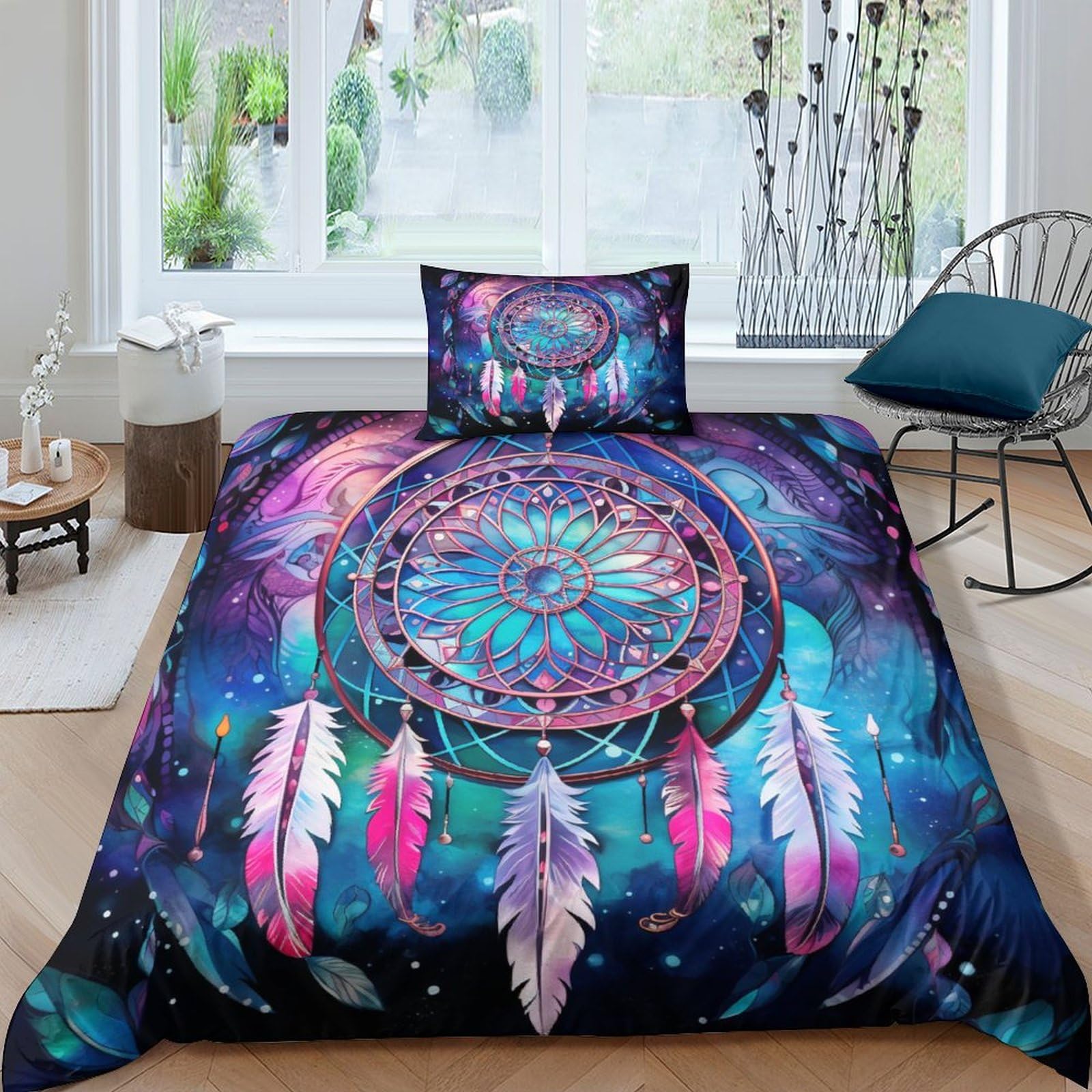Housse de couette plume 3D motif tribal pour créer une ambiance cocooning dans la chambre enfant