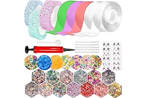 Create Your Own Glittery Stress Balls with Nano Tape Bubble Kit