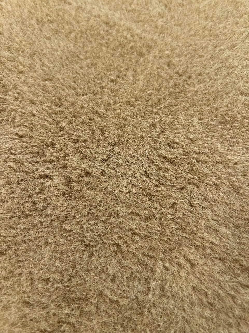 Steiff Schulte German-Made Hedgehog Realistic Mohair Fabric - Premium Quality (Camel, 50 * 70)