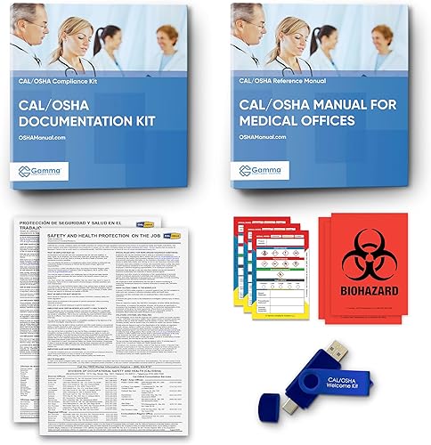 Miniatura 9 de Paquete WISHA para consultorios médicos, incluye manual de reglamentos y estándares (impreso) + políticas y formularios de seguridad (impreso y USB)