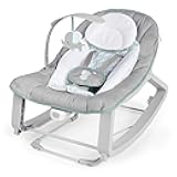 Ingenuity Keep Cozy 3-in-1 Grow with Me Vibrating Baby Bouncer, Seat & Infant to Toddler Rocker, Vibrations & -Toy Bar, 0-30 Months Up to 40 lbs (Weaver)