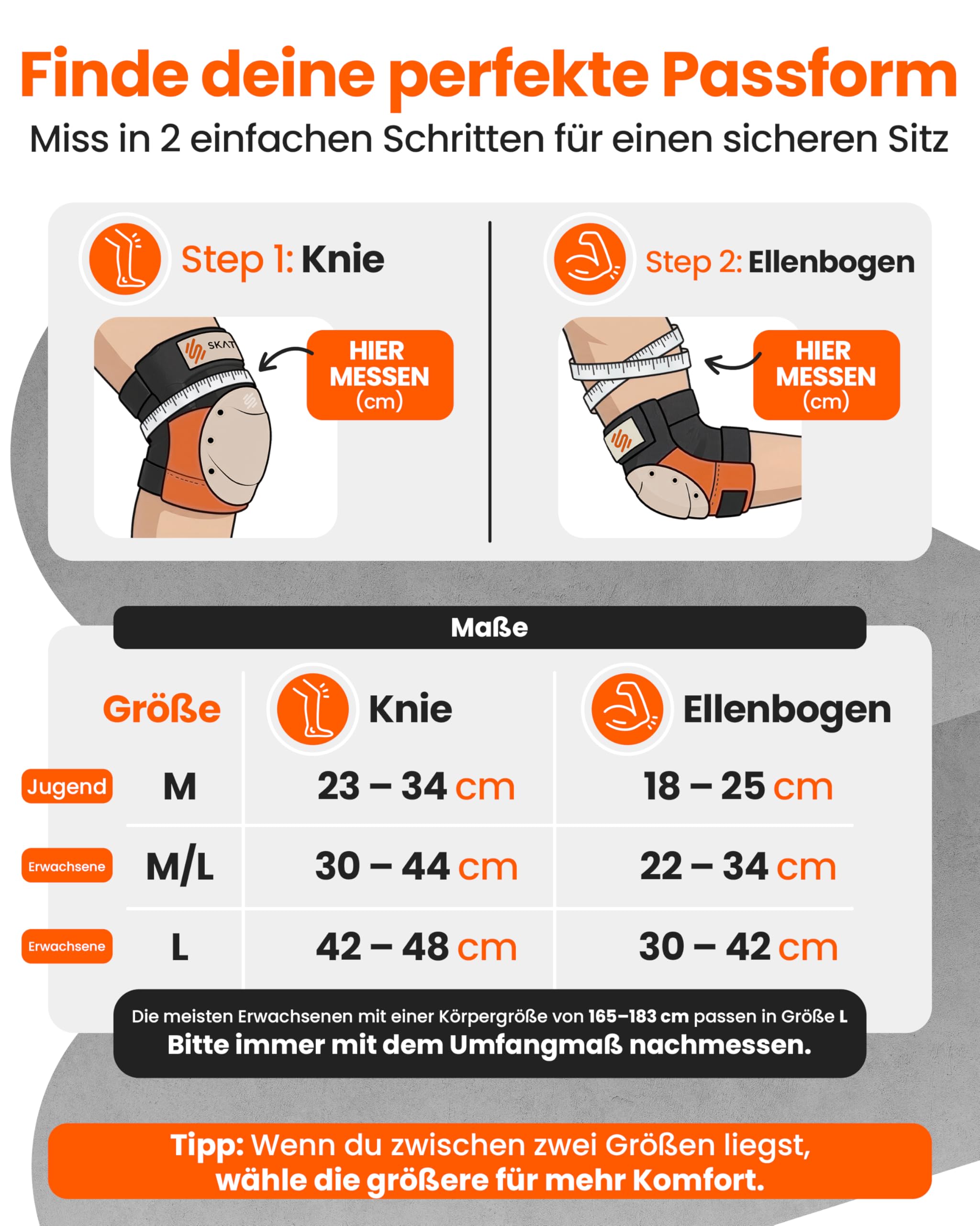 SKATEWIZ Inliner Schoner Erwachsene und Jugendliche mit Neopren-Sleeves - Protektoren Set [6er] SHIELD von Deutschem Hersteller entwickelt