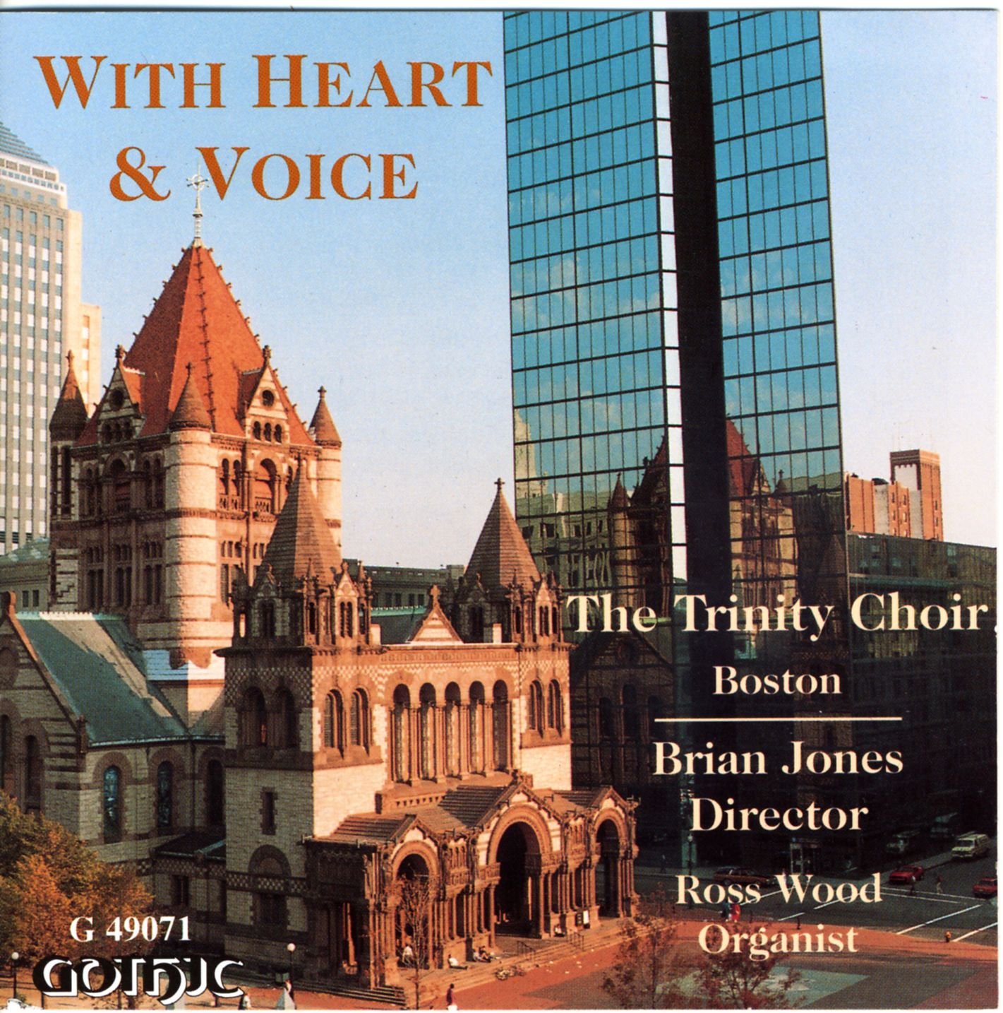 With Heart & Voice [Audio CD] Jones; Wood; the Trinity Choir, Boston; Various and Uwe Grodd