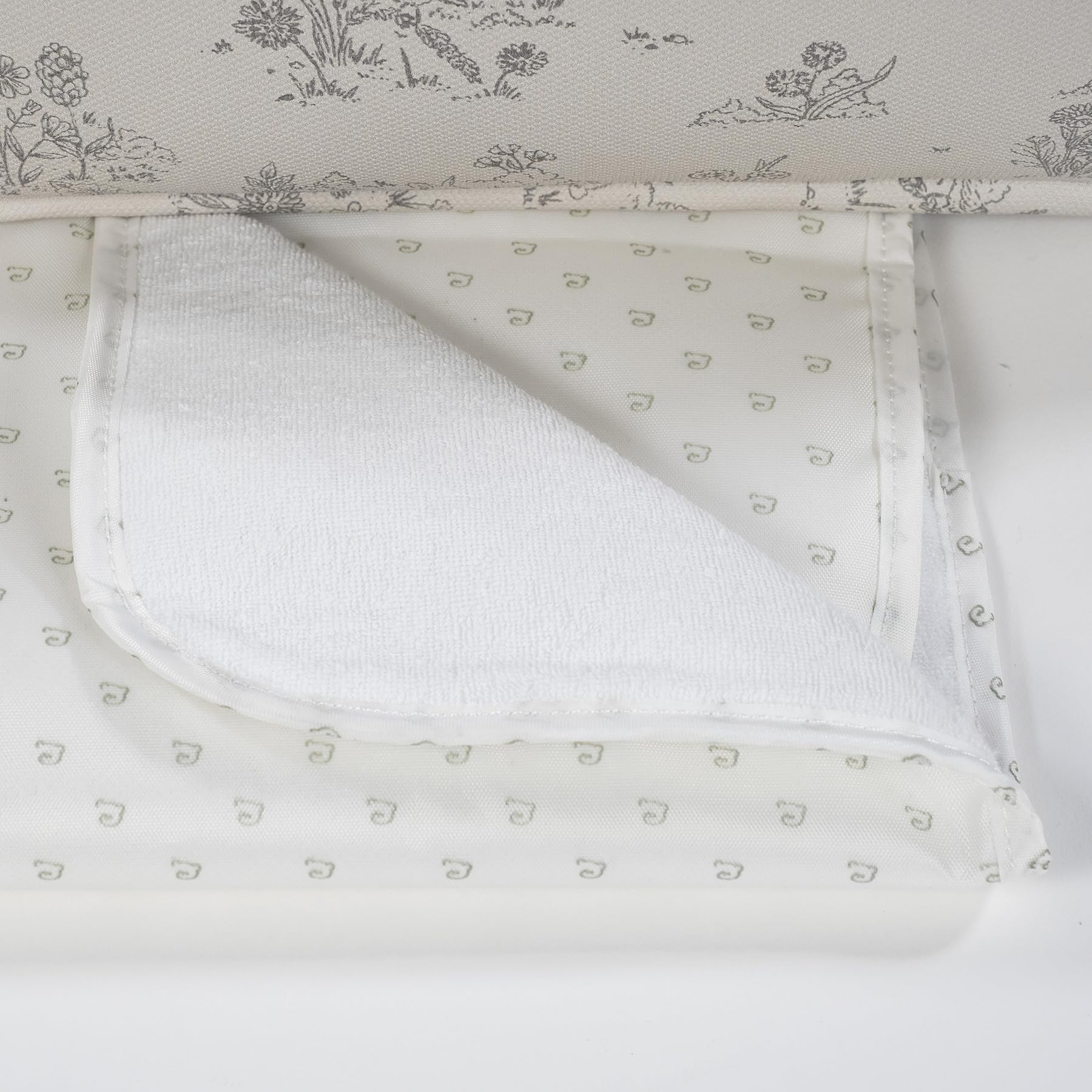 Bolsa canastilla Pasito a Pasito Toile de Jouy - Cream