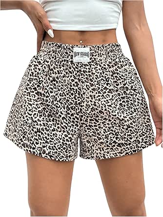 Y2K Leopard Pocket Shorts main image 1