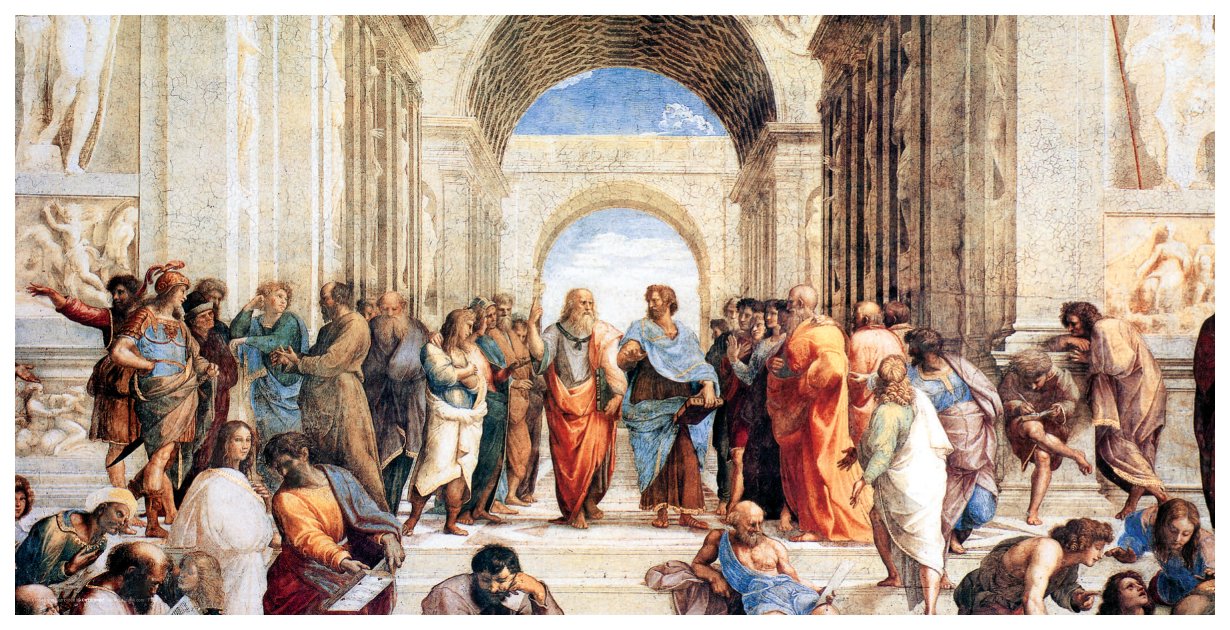 Culturenik Raphael School of Athens Renaissance Fine Art Print (Unframed 12x24 Poster)