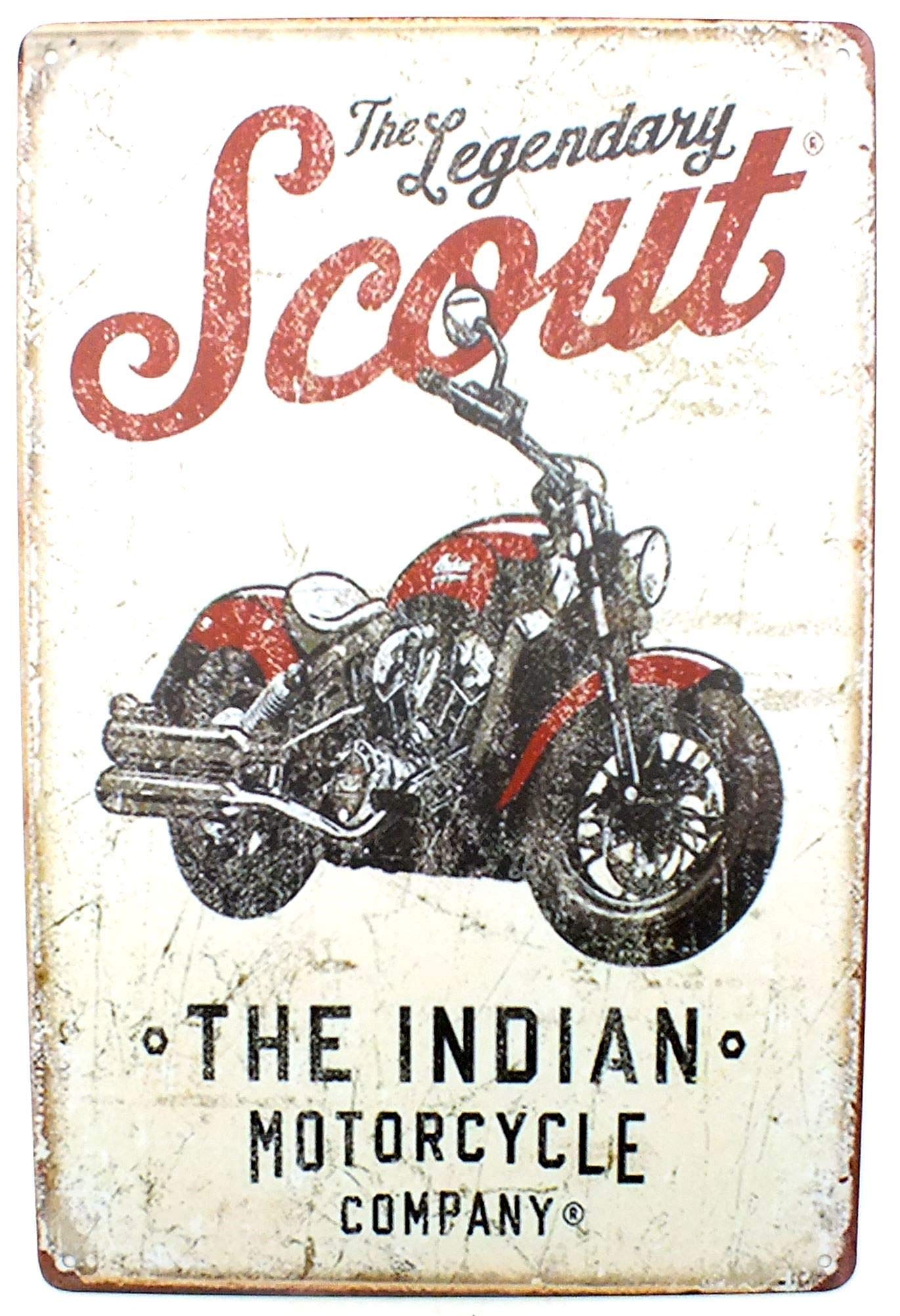 Tin Metal Sign Plaque Bar Pub Vintage Retro Wall Decor Poster Home Club Tavern Wall Door (30 x 20 cm) - UK Company (326 - Legendary Indian)