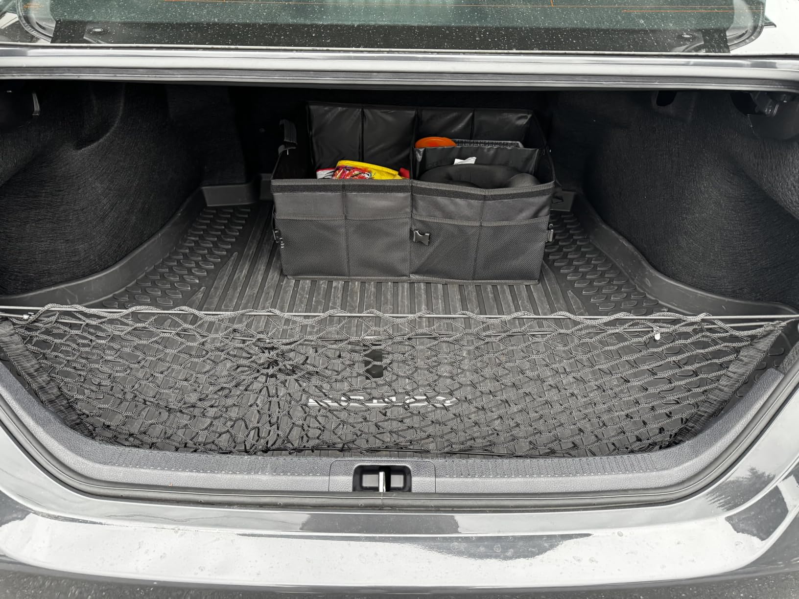 FORTEM Foldable Car Trunk Organizer keeping boot neat