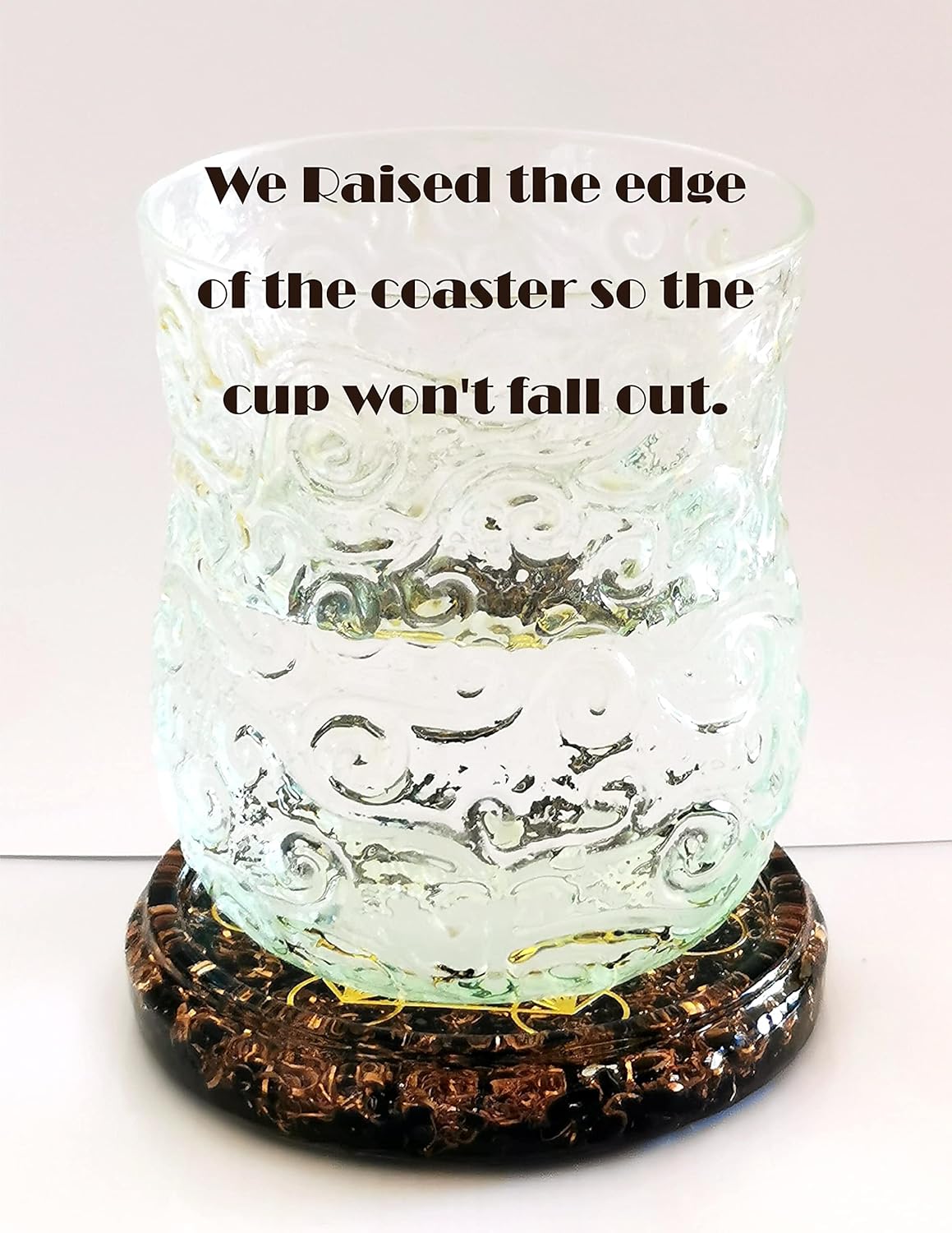 LARGE 4" Obsidian Crystals Metatron's Cube Merkaba Coaster Water Charging Plate Energy Dome