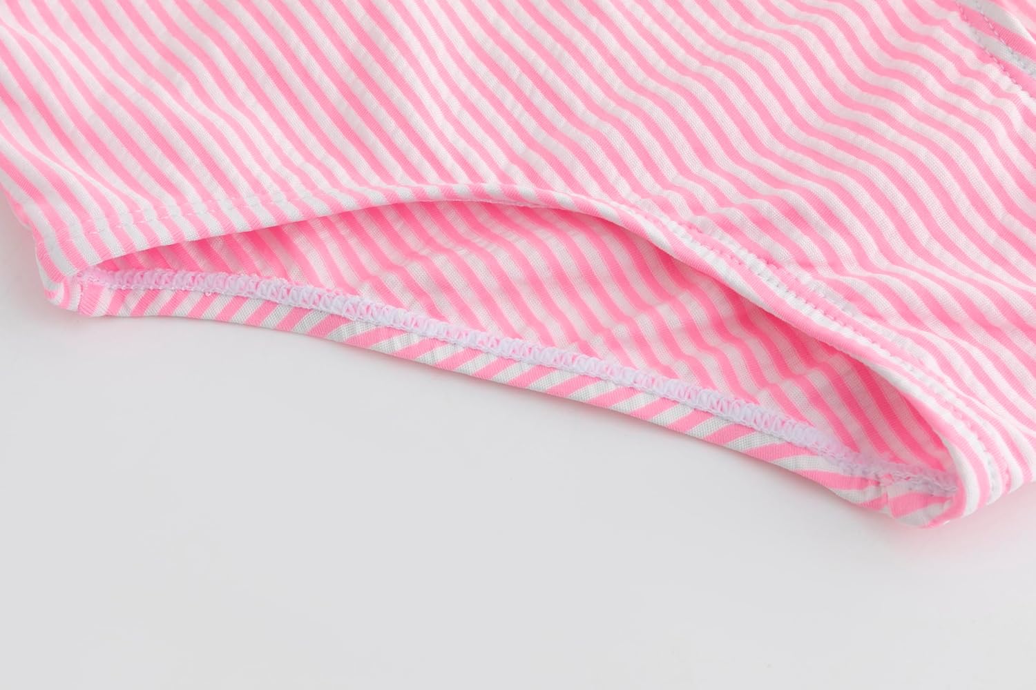 LIZENS Two Piece Girls Swimsuit, One Shoulder Ruffled Bikini Set with Adjustable Strap, Girls Bathing Suit for 2-12 Years - Image 4