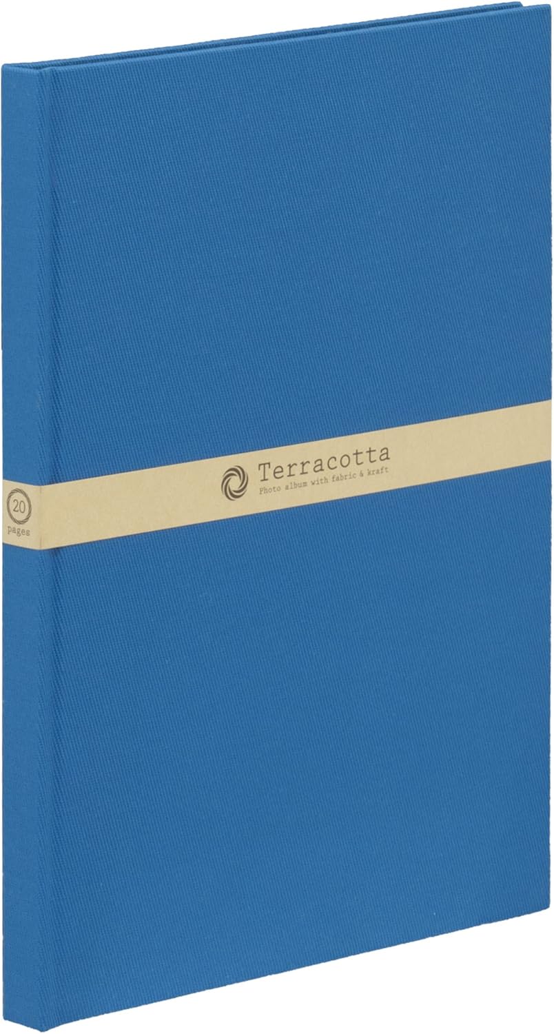 Nakabayashi Co, Ltd. Album Terracotta Book-Type Free A4 Blue TER-A4B-200-B
