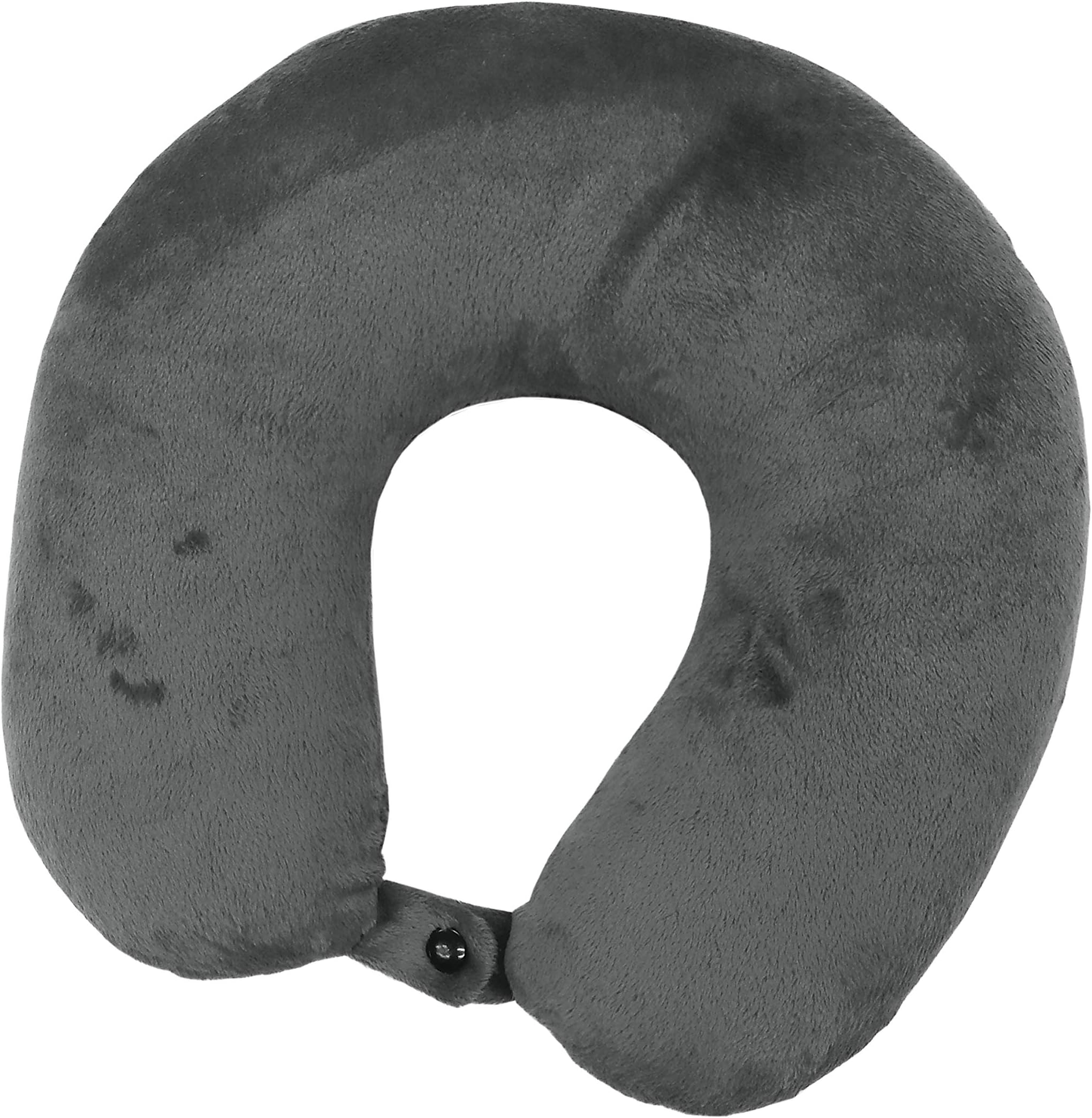 Premium Travel Pillow (Grey), Sleep with NO Neck Pain, Super Soft Memory Foam Neck Pillow Easy Washing with Removable Cover