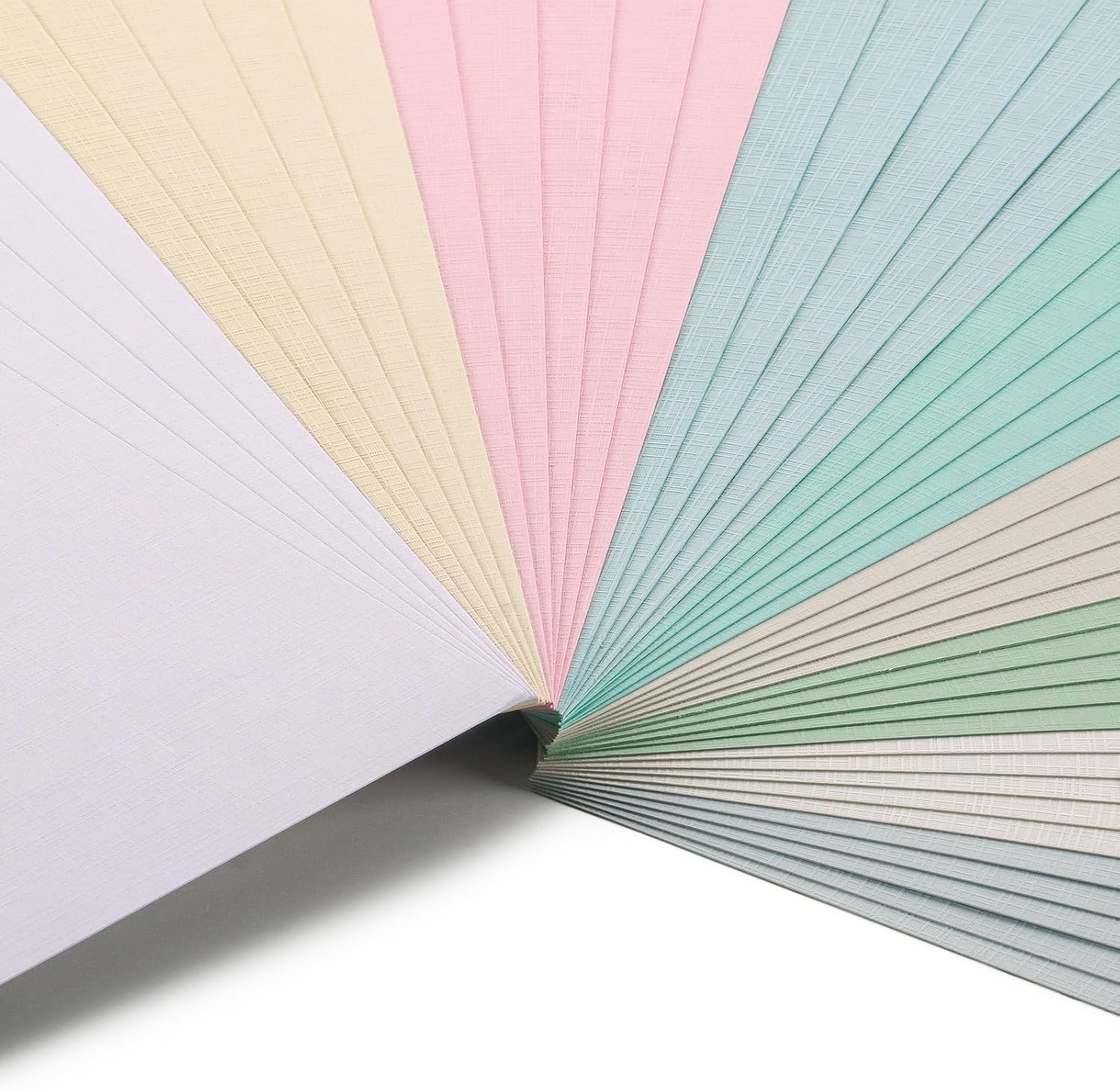 Florence Linen Cardstock Pastel 250 g - Card Making - A4 - Multi-Pack - Easter Card Making - Scrapbooking Supplies - Tear-Resistant - Create Elegant Invitations and Gift Boxes