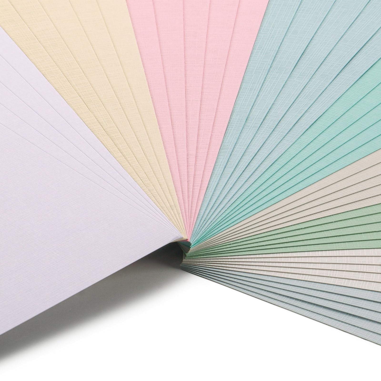 Florence Pastelowy papier lniany 250 g - papier do scrapbookingu A4 - Wielkanoc - Kolorowy papier kartonowy - eleganckie zaproszenia, pudełka na prezenty i projekty artystyczne
