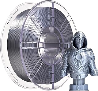 iBOSS PLA Pro (PLA+) 3D Printer Filament 1.75mm,Silk Shiny Filament 3D Printing Filament,1kg Spool (2.2lbs),Dimensional Accuracy +/- 0.02mm,PLA Plus 3D filament,Fit Most FDM Printer(Silk Light Silver)