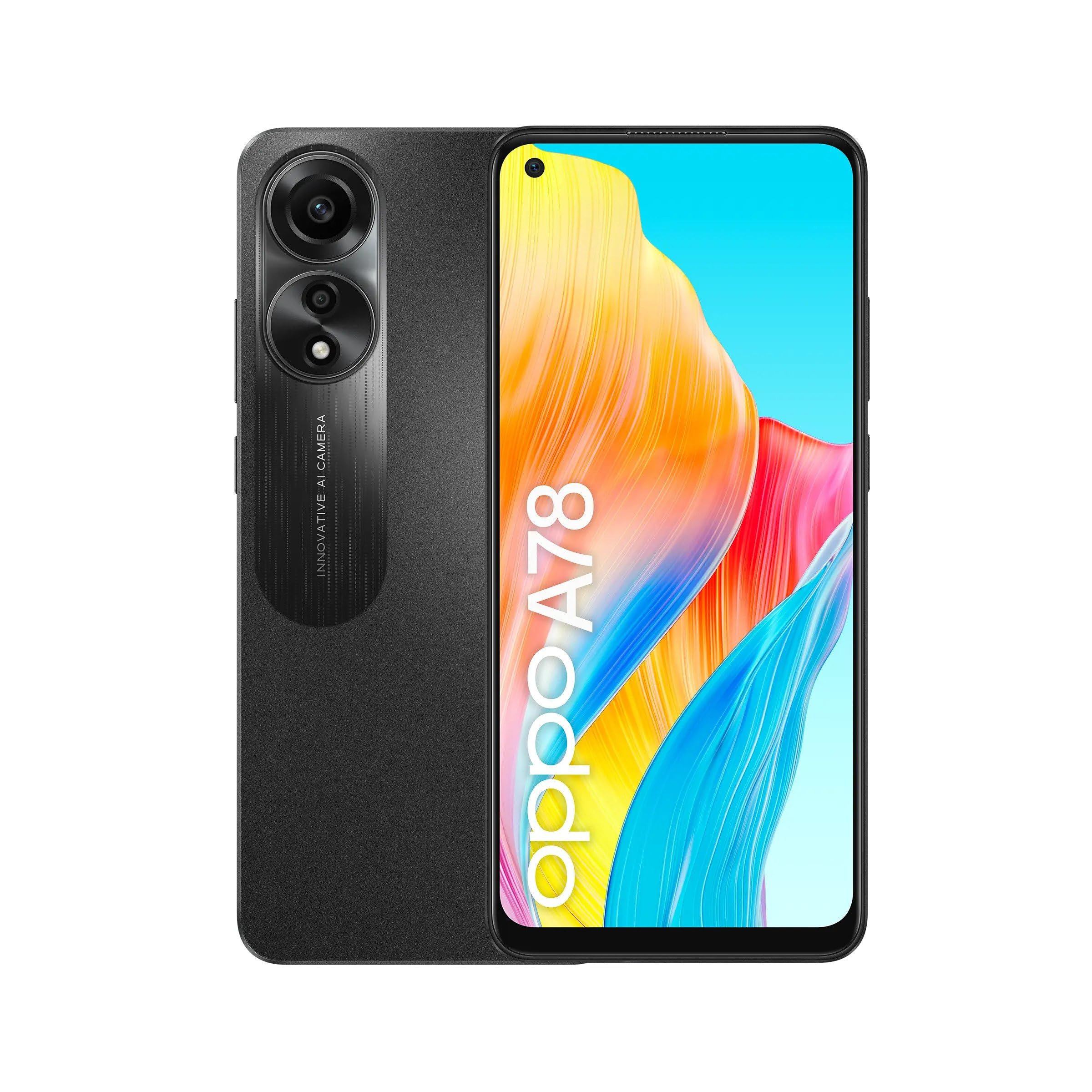 Oppo A78 5G - 256GB - 8GB RAM - Mist Black: Buy Online at Best