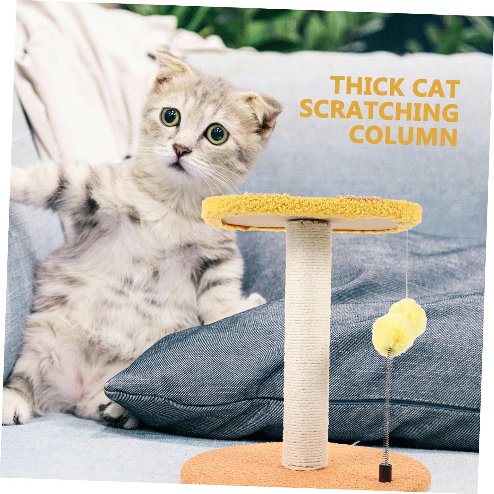 Tiragraffi Per Gatti in Sisal Giocattolo Per Gatti Con Design Interessante Materiale Sicuro E Riutilizzabile Per Gattini