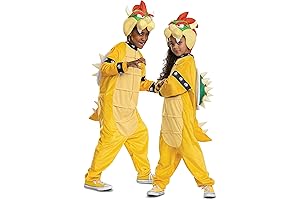 Super Mario Bowser Hooded Jumpsuit Costume for Kids