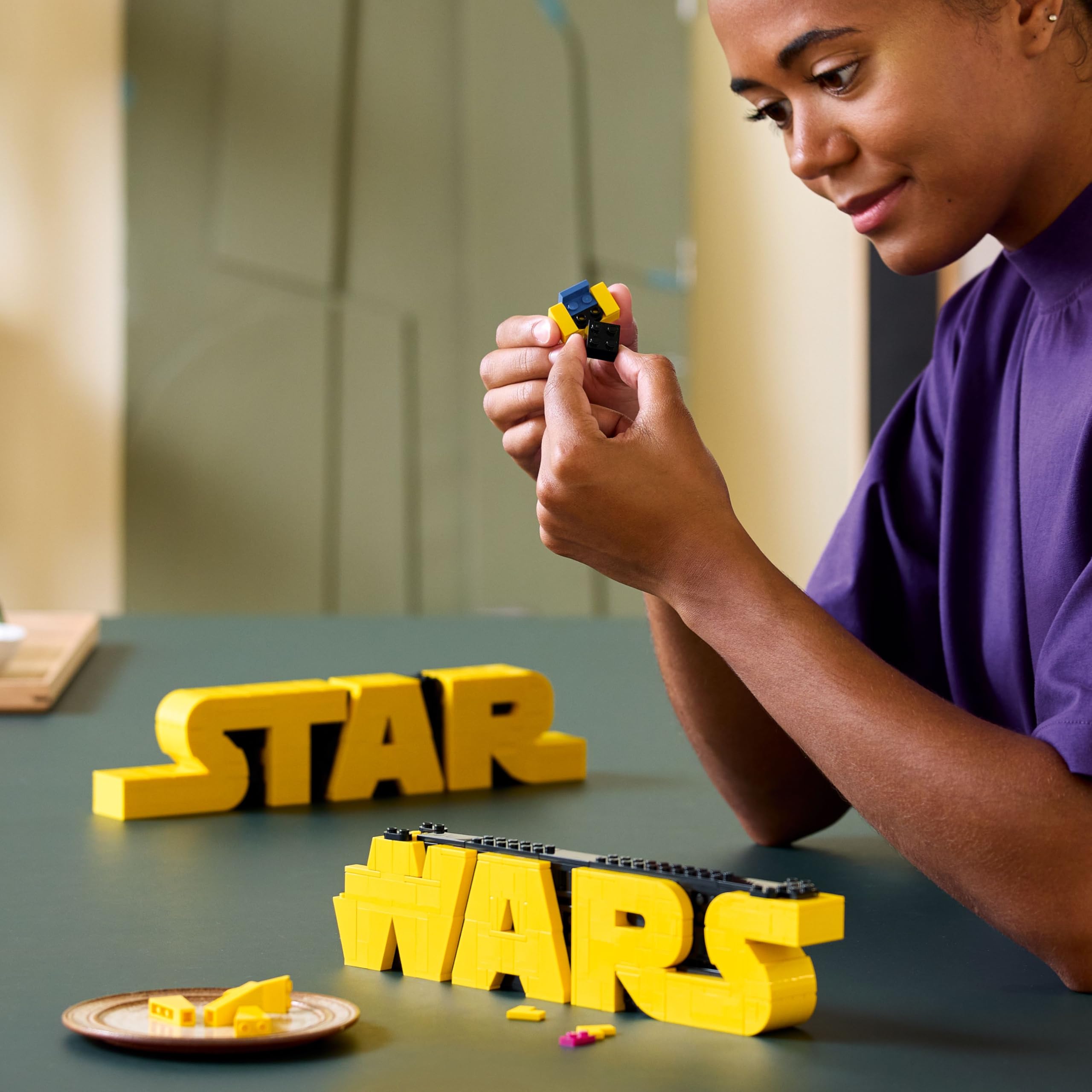 LEGO Star Wars Logotipo de Star Wars™ Construído com peças 75407