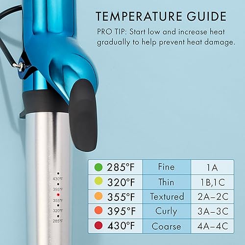 Miniatura 3 de Nano Titanium Professional Curling Iron with Extended/Long Barrel Perfect for Longer Hair