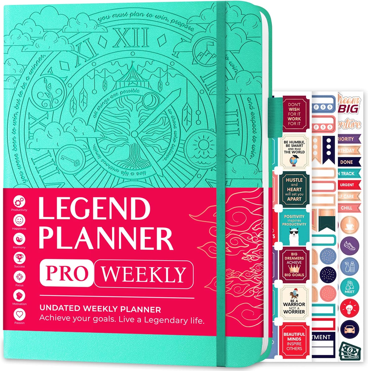 Legend Planner PRO Deluxe Weekly & Monthly Life Planner