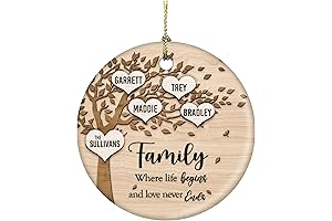 Personalized Christmas Ornament for Creating Family Memories