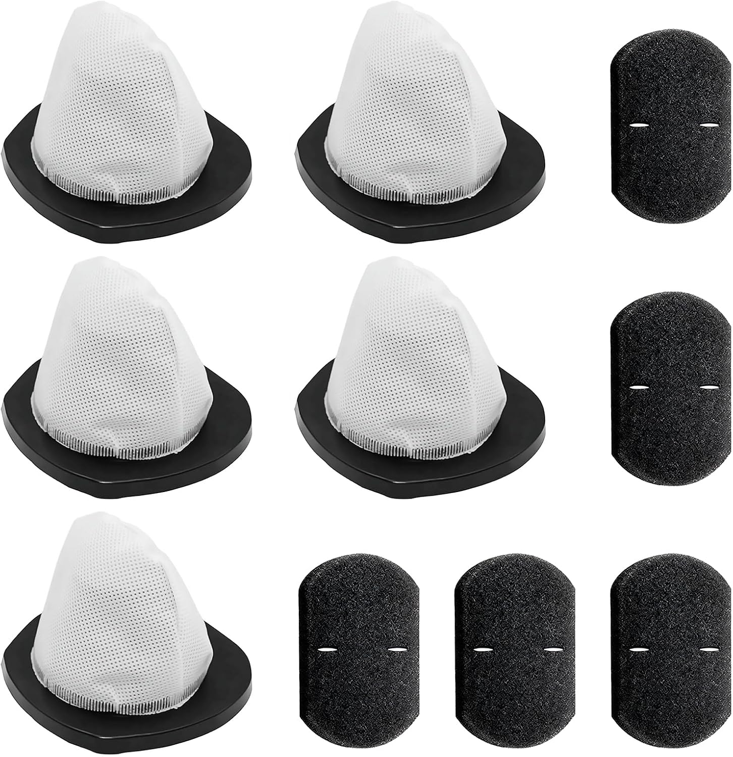 5 Pack 2030 Filters Replacement for Bissell,Compatible with Bissell 2030 2030L 20303 20306 20307 20309 2030H 2030V 2030X 2030Z,Compare to Part # 1611501 & 1611500