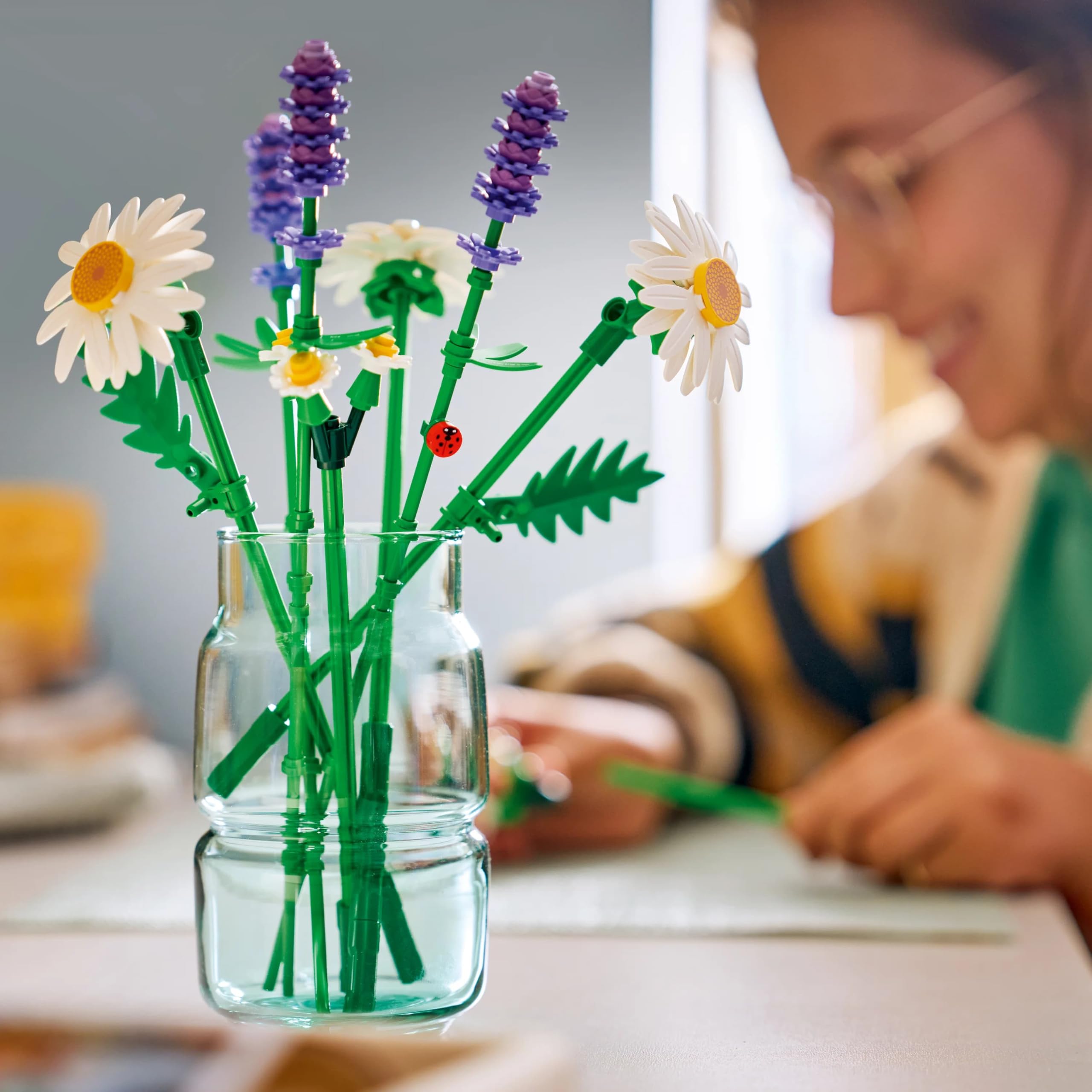 LEGO Botanicals Daisies - Flower Decor Building Set for Kids - Gift for Girls and Boys 11508 — Amazon image 7