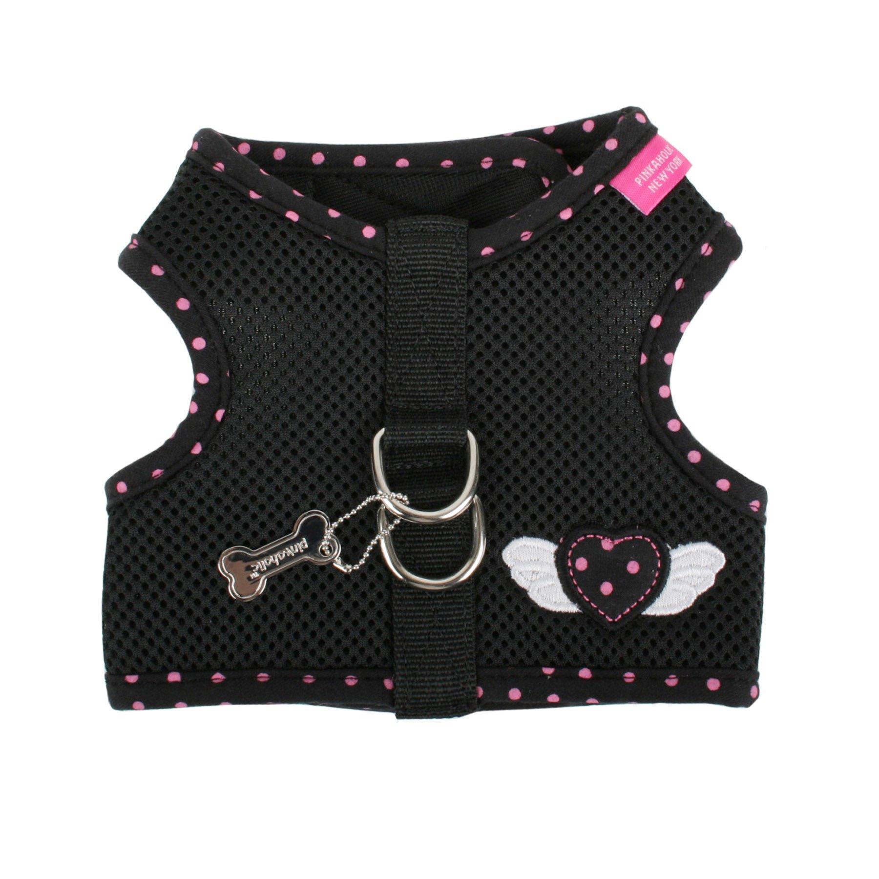 PINKAHOLIC NEW YORK Genuine Pinka Harness, Black, X-Small