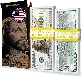 One Million Dollar Bill | Gospel Tracts | 1000000 Dollar Bill Bible Tracts For Salvation | Christian Tracks For Salvation | Christian Tracts For Evangelism (Pack of 100, ESV) (Jesus)