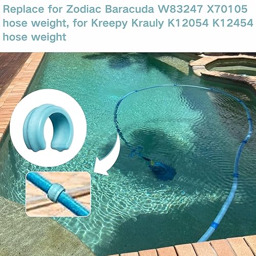 Miniatura 6 de Versión más amplia para limpieza de piscinas, peso de manguera W83247 X70105 K12054 K12454 para Baracuda MX8 MX6, Hayward Navigator Pool Vac y